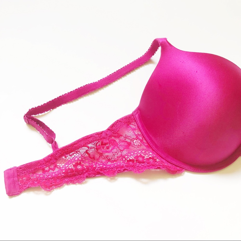 Maidenform Magenta Feeling Sexy Ultimate Gel Push Up Bra Style 8829 Size 38D - Picture 9 of 16